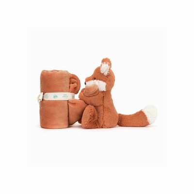 Jellycat Bashful Fox Cub Soothers USA | 38701DSKN